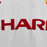 1988-1990 Man Utd Away White Retro Soccer Jersey