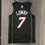 21-22 Miami heat LOWRY #7 Black City Edition Top Quality Hot Pressing NBA Jersey