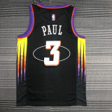 21-22 Suns PAUL #3 Black City Edition Top Quality Hot Pressing NBA Jersey