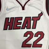 21-22 Heat BUTLER #22 White 75th Anniversary Top Quality Hot Pressing NBA Jersey