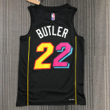 21-22 Miami heat BUTLER #22 Black City Edition Top Quality Hot Pressing NBA Jersey