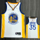 21-22 Warriors DURANT #35 White 75th Anniversary Top Quality Hot Pressing NBA Jersey