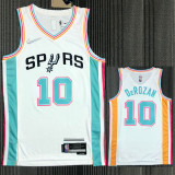 21-22 Sa Spurs DEROZAN #10 White City Edition Top Quality Hot Pressing NBA Jersey