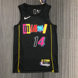 21-22 Miami heat HERRO #14 Black City Edition Top Quality Hot Pressing NBA Jersey