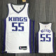 21-22 Kings WILLIAMS #55 White 75th Anniversary Top Quality Hot Pressing NBA Jersey