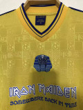 2008 West Ham Iron Maiden #08 Yellow Retro Soccer Jersey