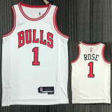 21-22 Bulls ROSE #1 White 75th Anniversary Top Quality Hot Pressing NBA Jersey 21-22 Bulls ROSE #1 White 75th Anniversary Top Quality Hot Pressing NBA Jersey