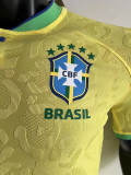 22-23 Brazil Home World Cup Player Version Soccer Jersey