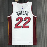 21-22 Heat BUTLER #22 White 75th Anniversary Top Quality Hot Pressing NBA Jersey