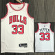 21-22 Bulls PIPPEN #33 White 75th Anniversary Top Quality Hot Pressing NBA Jersey
