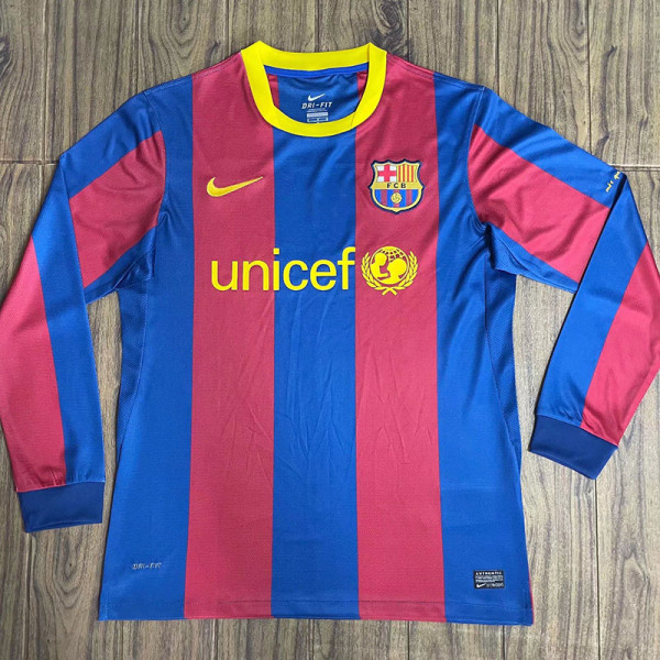 2010-2011 BAR Home Retro Long Sleeve Soccer Jersey (长袖)