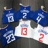 21-22 Clippers WILLIAMS #23 Blue 75th Anniversary Top Quality Hot Pressing NBA Jersey