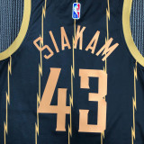 21-22 Raptors SIAKAM #43 Black City Edition Top Quality Hot Pressing NBA Jersey