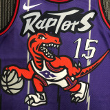 Raptors CARTER #15 Purple Retro Top Quality Hot Pressing NBA Jersey
