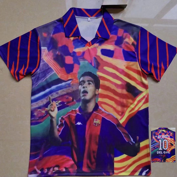 1993-1994 'O REI' 10 ROMARIO BAR Retro Soccer Jersey