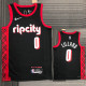21-22 Trail Blazers LILLARD #0 Black City Edition Top Quality Hot Pressing NBA Jersey