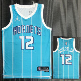 21-22 Hornets OUBRE JR. #12 Blue 75th Anniversary Top Quality Hot Pressing NBA Jersey 21-22 Hornets OUBRE JR. #12 Blue 75th Anniversary Top Quality Hot Pressing NBA Jersey
