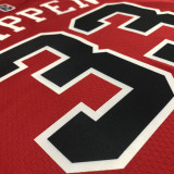 21-22 Bulls PIPPEN #33 Red 75th Anniversary Top Quality Hot Pressing NBA Jersey