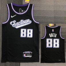 21-22 Kings QUETA #88 Black City Edition Top Quality Hot Pressing NBA Jersey
