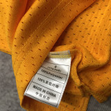 1997 LAKERS BRYANT #8 Yellow Retro Top Quality Hot Pressing NBA Jersey(圆领)