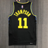 21-22 Warriors THOMPSON #11 Black City Edition Top Quality Hot Pressing NBA Jersey