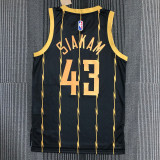 21-22 Raptors SIAKAM #43 Black City Edition Top Quality Hot Pressing NBA Jersey