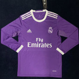 2016-2017 RMA Away Long Sleeve Retro Soccer Jersey (长袖)
