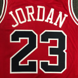 21-22 Bulls JORDAN #23 Red 75th Anniversary Top Quality Hot Pressing NBA Jersey