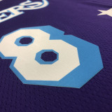 21-22 Lakers BRYANT #8 Purple City Edition Top Quality Hot Pressing NBA Jersey
