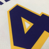 21-22 Lakers RONDO #4 White 75th Anniversary Top Quality Hot Pressing NBA Jersey