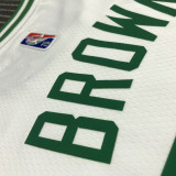21-22 Celtics BROWN #7 White 75th Anniversary Top Quality Hot Pressing NBA Jersey