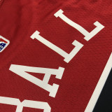 21-22 Bulls BALL #2 Red 75th Anniversary Top Quality Hot Pressing NBA Jersey