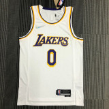 21-22 Lakers WESTBROOK #0 White 75th Anniversary Top Quality Hot Pressing NBA Jersey
