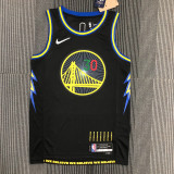 21-22 Warriors CURRY #30 'Mexico' Black City Edition Top Quality Hot Pressing NBA Jersey