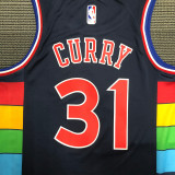21-22 76ERS CURRY #31 Royal blue City Edition Top Quality Hot Pressing NBA Jersey