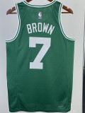 22-23 CELTICS BROWN #7 Green Top Quality Hot Pressing NBA Jersey
