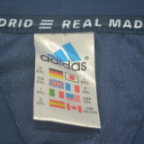 1999-2000 RMA Away Black Retro Soccer Jersey