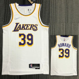 21-22 Lakers HOWARD #39 White 75th Anniversary Top Quality Hot Pressing NBA Jersey