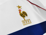 1998 France Away Retro Soccer Jersey (不带小字)