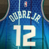 21-22 Hornets OUBRE JR.#12 Blue City Edition Top Quality Hot Pressing NBA Jersey