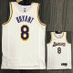 21-22 Lakers BRYANT #8 White 75th Anniversary Top Quality Hot Pressing NBA Jersey