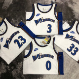 22-23 Wizards ARENAS #0 White Top Quality Hot Pressing NBA Jersey (Retro Logo)