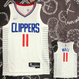 21-22 CLIPPERS WALL #11 White 75th Anniversary Top Quality Hot Pressing NBA Jersey 21-22 CLIPPERS WALL #11 White 75th Anniversary Top Quality Hot Pressing NBA Jersey