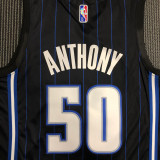 21-22 Magic ANTHONY #50 Black 75th Anniversary Top Quality Hot Pressing NBA Jersey