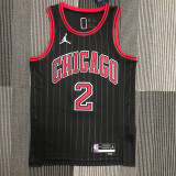 21-22 Bulls BALL #2 Black Trapeze Edition Top Quality Hot Pressing NBA Jersey