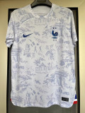 22-23 France Away 1:1 World Cup Fans Soccer Jersey