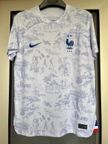 22-23 France Away 1:1 World Cup Fans Soccer Jersey