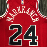 21-22 Bulls MARKKANEN #24 Red 75th Anniversary Top Quality Hot Pressing NBA Jersey