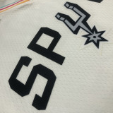 21-22 Sa Spurs LEONARO #2 White City Edition Top Quality Hot Pressing NBA Jersey