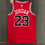 21-22 Bulls JORDAN #23 Red 75th Anniversary Top Quality Hot Pressing NBA Jersey